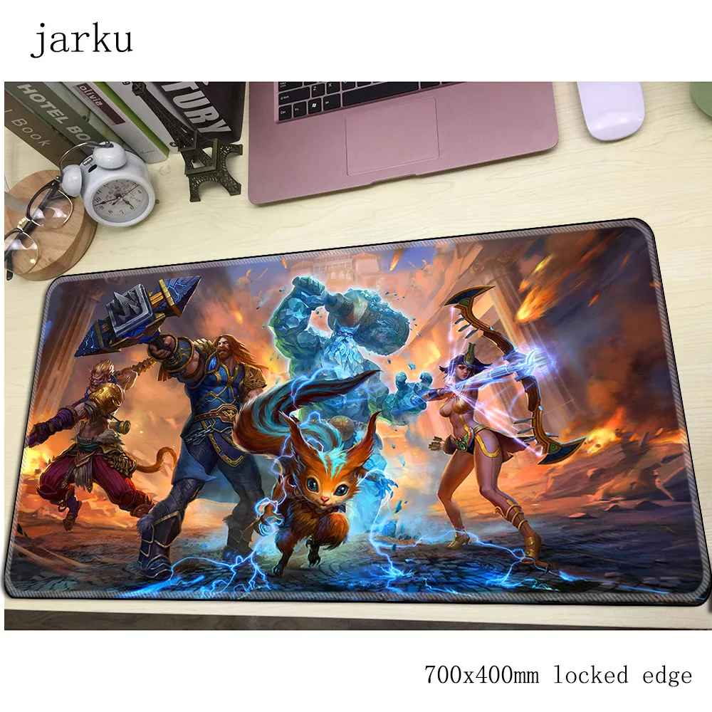 smite mousepad gamer 700x400X3MM gaming mouse pad large Customized notebook pc accessories laptop padmouse ergonomic mat | Компьютеры и