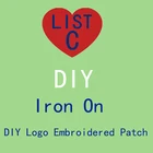 Модные трендовые вышитые нашивки для одежды, нашивки с логотипом, термоклейкие нашивки, полоски для одежды, наклейки ручной работы, значок