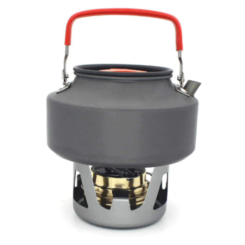 

Portable Alcohol Stove Burner with Aluminum Alloy Stand Lid for Outdoor Camping Hiking Backpacking Cooking