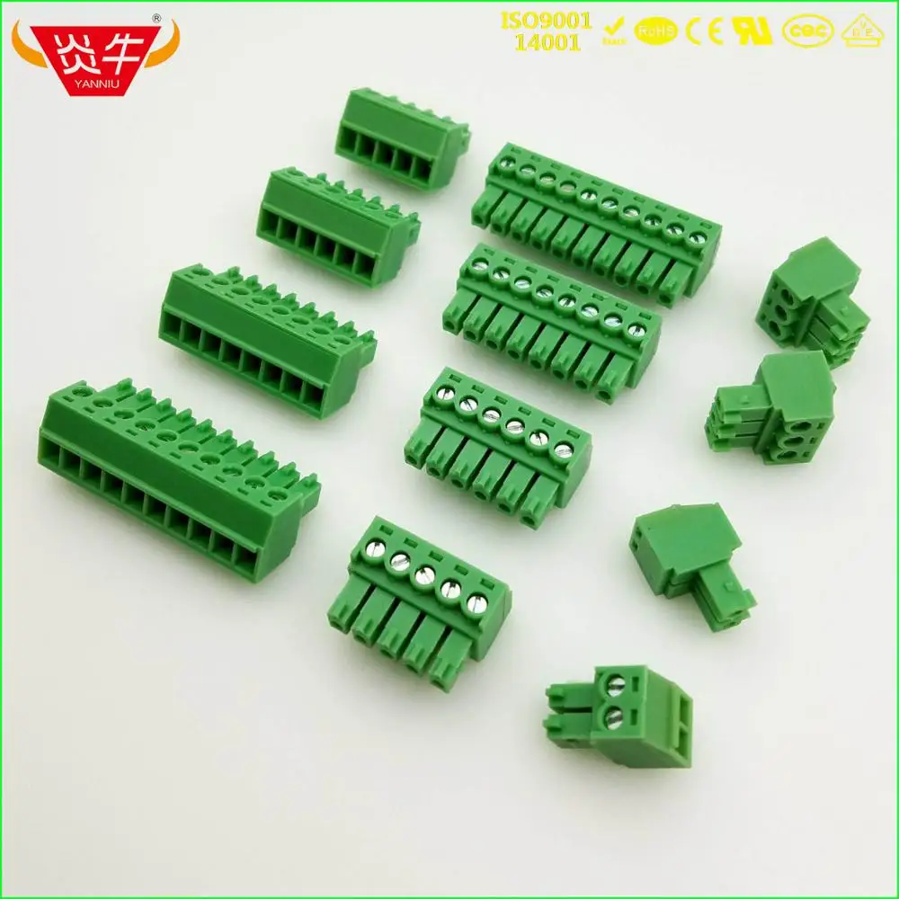 KF2EDGK 3,5 2P~ 12P PCB вставные клеммные блоки 15EDGK 3,5 мм 2PIN~ 12PIN MC 1,5/2-ST-3, 5 1840366 PHOENIX контакт DEGSON KEFA