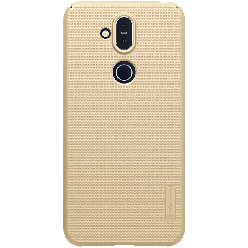 Для Nokia 9 PureView чехол Nokia 3,2 4,2 8,1 X7 5,1 Plus X5 3,1 чехол Nillkin Супер Матовый Защитный чехол жесткий чехол для ПК телефона - Цвет: 8.1 or X7 (Gold)