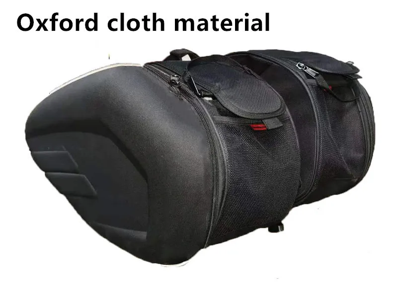 Oxford no Plastic Moto rcycle водонепроницаемый гоночный Мото шлем Дорожные сумки чемодан сумки с рюкзак велосипедиста Хвост сумка мужские мото rbike сумки - Название цвета: Oxford no Plastic