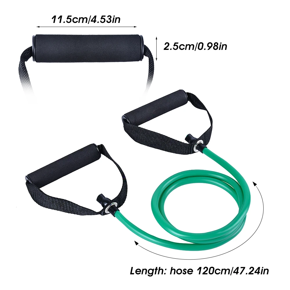 Эластичная эластичная лента для йоги 120 см Спортивная трубка занятий фитнесом