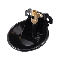 automatic sheep water bowl cast iron drinking goat lamb drinker water bowl with copper valve 20mm pipe farm feeding equipment
