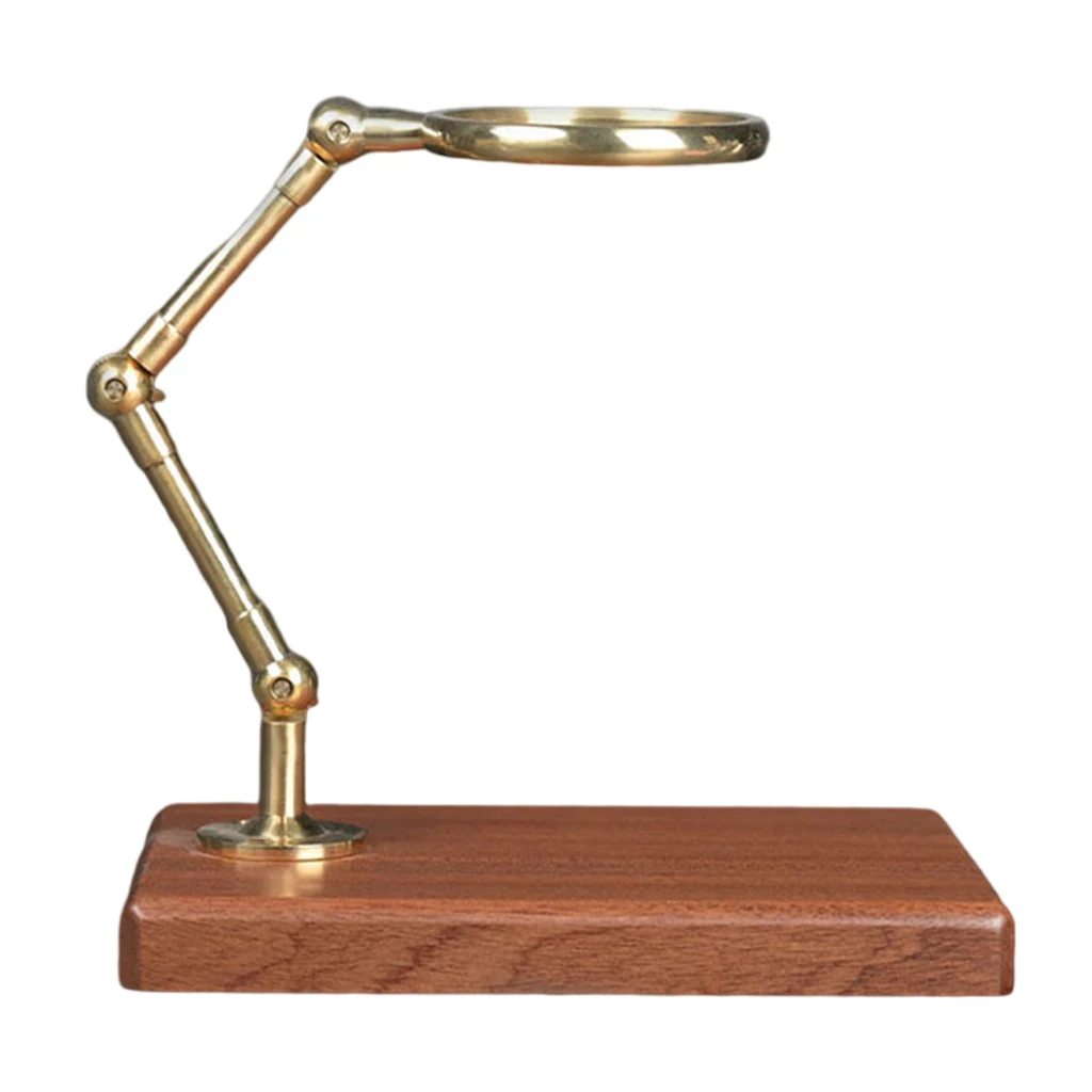 

Wood&Copper Pour Over Coffee Dripper Stand Adjustable for Home Kitchen