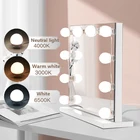 Светодиодное зеркало для макияжа с подсветкой, 3 режима, USB, приглушаемая LED настенная лампа для зеркала для макияжа