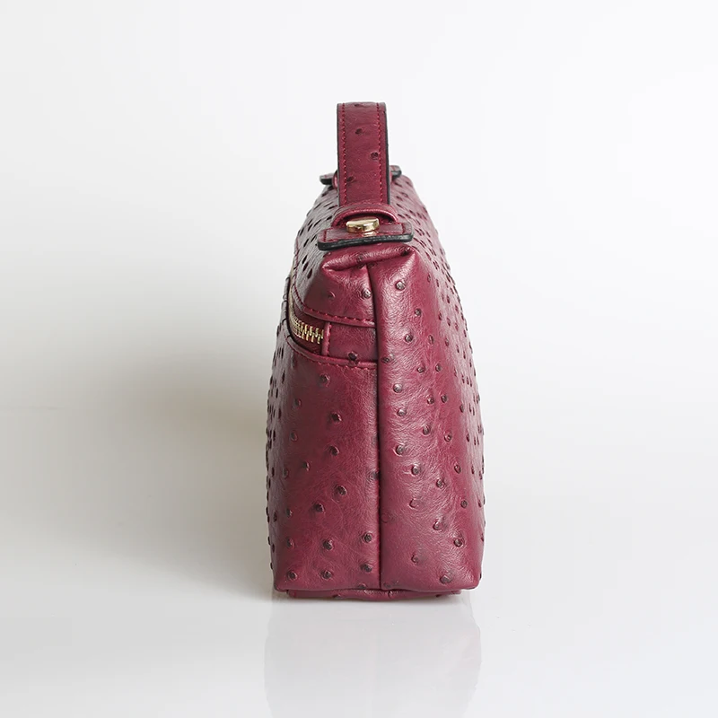 Женская сумка-клатч XMESSUN со страусиным узором