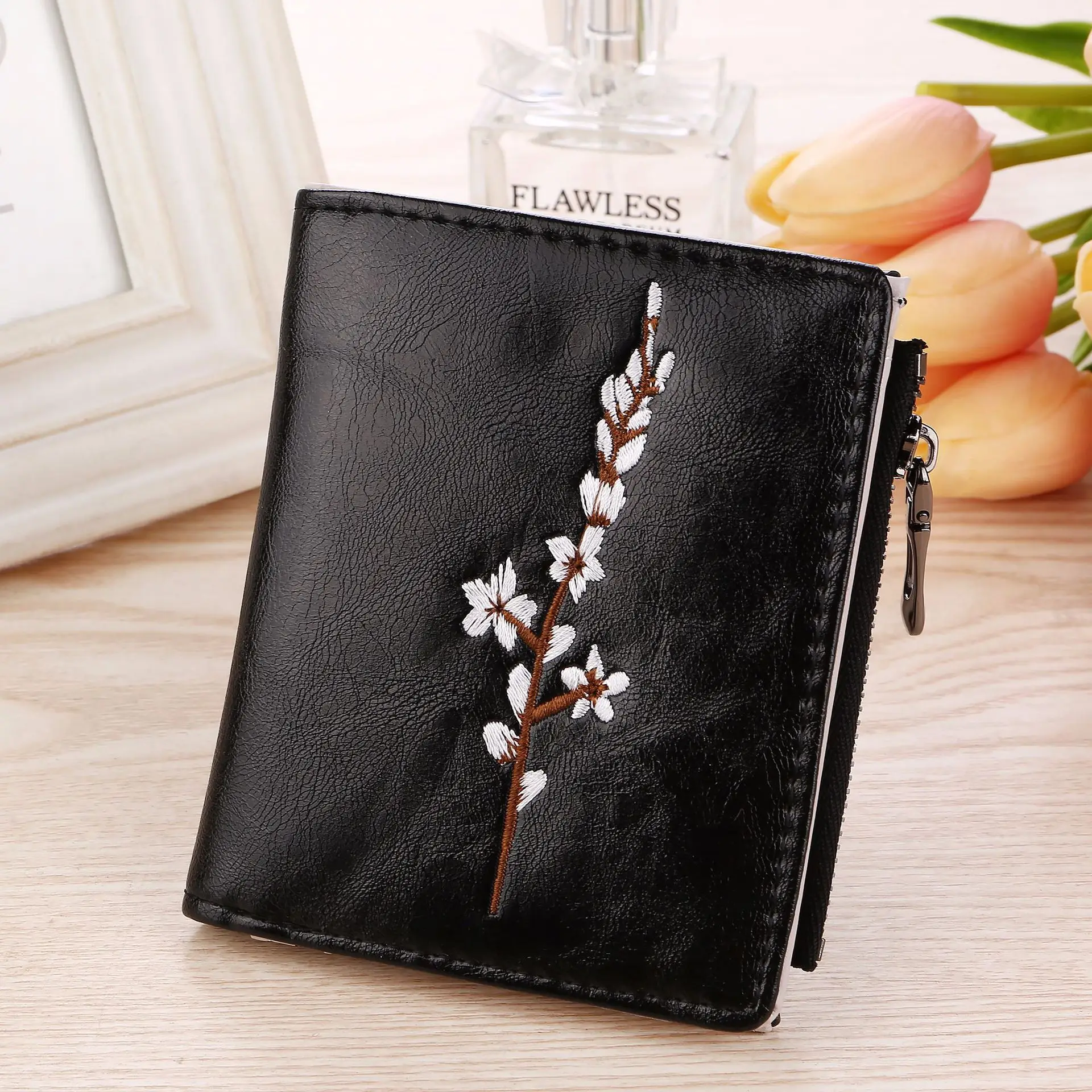 JIULIN бумажник Для женщин 2019 новая леди короткие простой Стиль молния кошелек для