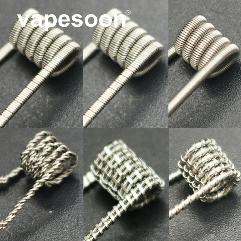 10 шт. катушка Alien Clapton 0 25 7ом тигровый улей в шахматном порядке нагревательная