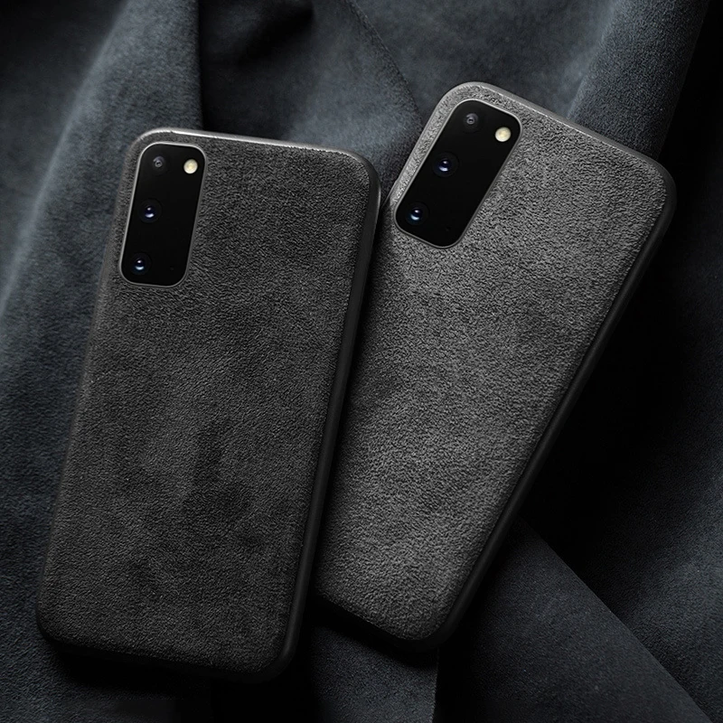Настоящая ворсистая коровья кожа чехол для телефона Samsung galaxy S20 ультра S7edge S8 S9 S10e