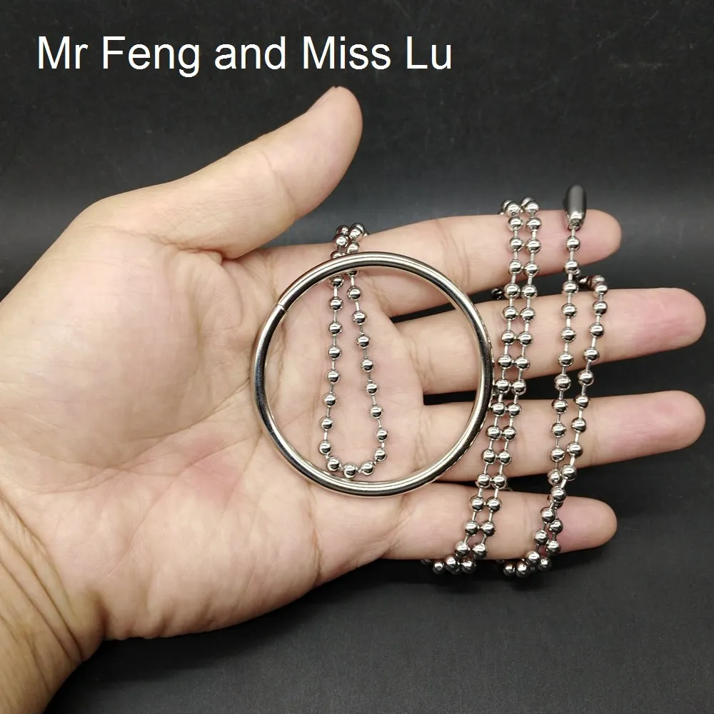 Волшебный трюк игры 4*50 мм кольцо 100 цепочкой Классические в стиле Casual Головоломка