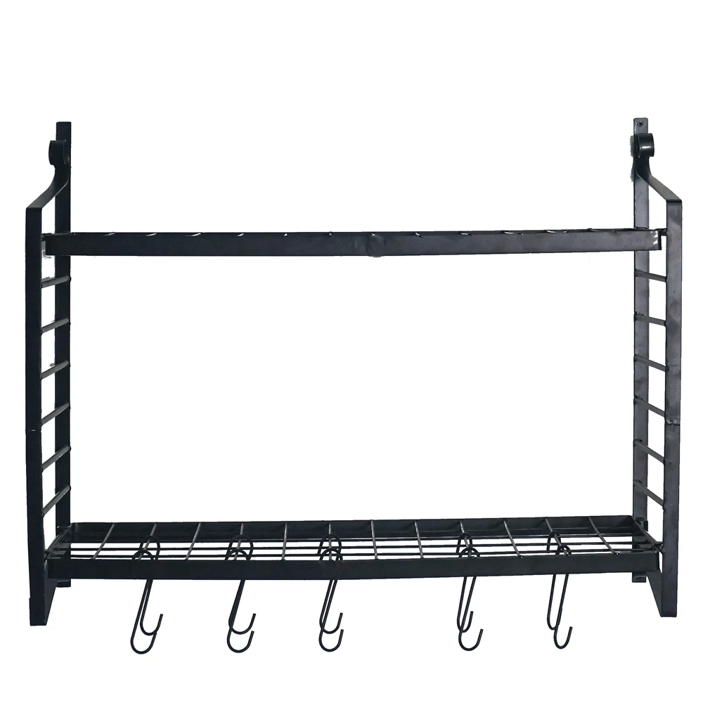 

2-Tiered Wall Mounted Pot Rack