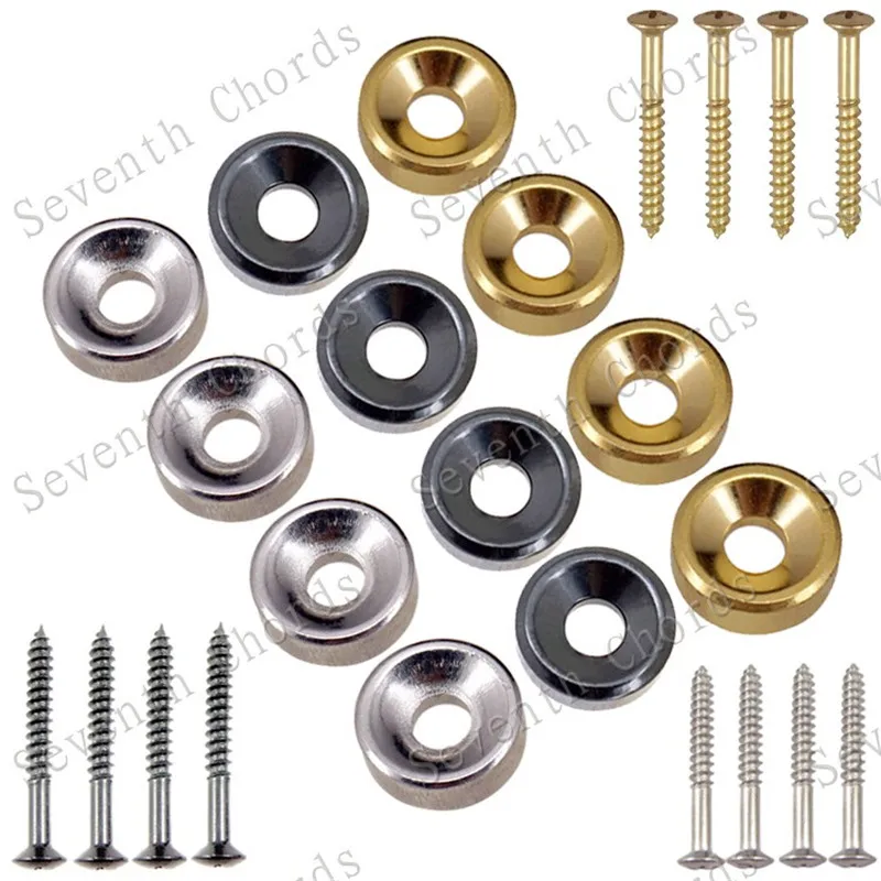 1 комплект из 4 шт. втулка для шеи соединительная бас-гитары с монтажными винтами
