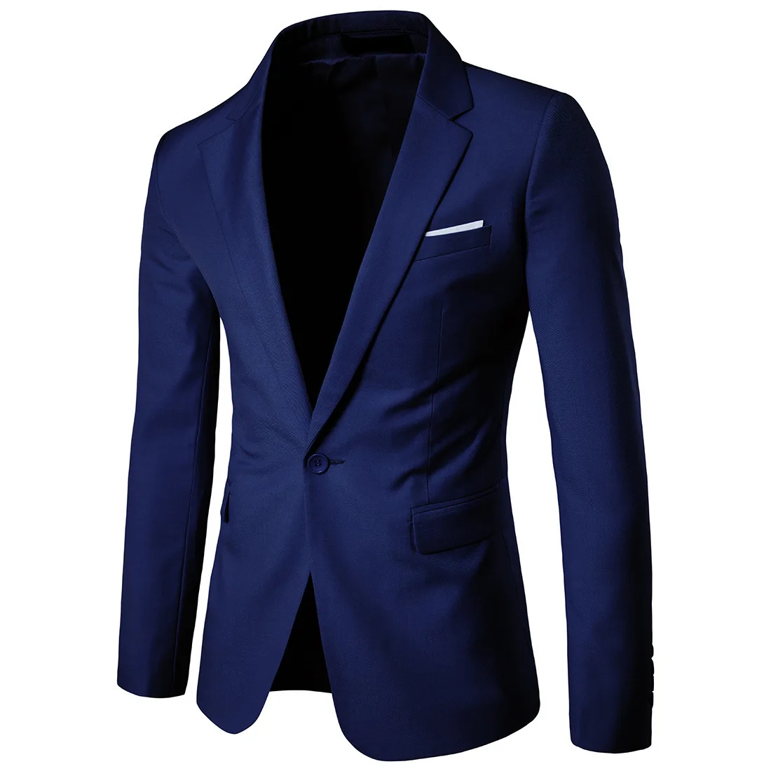 

Men's Blazer Suit Jacket Slim Fit Man Leisure Solid Color Suit Fund Youth Small Suit Single Paper Loose Coat Trend Jacket