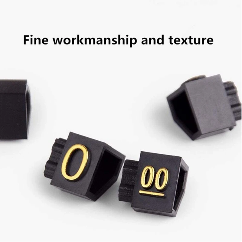 20 Sets Price Display Square Adjustable Tag For Counter Stand Number Letter Dollar Block Kit | Инструменты
