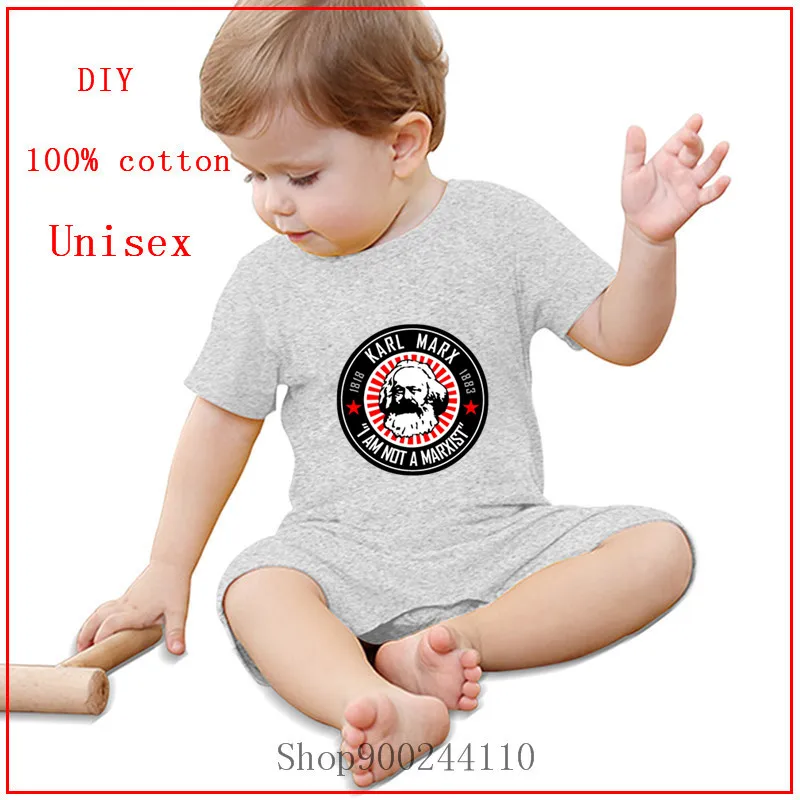 Маркса я не марксист костюм комбинезоны с короткими рукавами Одежда для