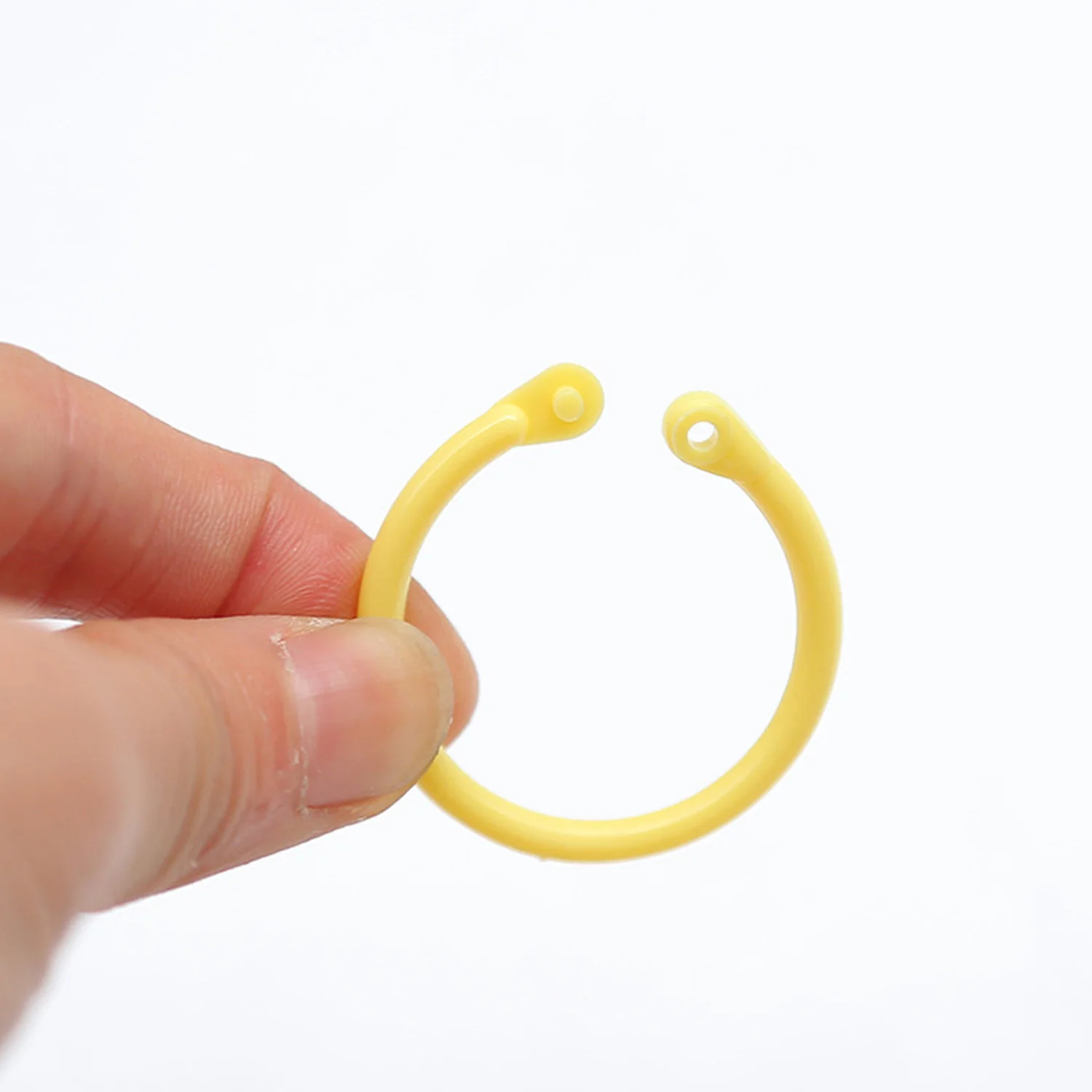 1 коробка Пластик связующего стопорные кольца привязки для отрывными листами