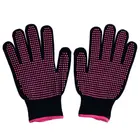 300 градусов термостойкие перчатки для барбекю из хлопка и силикона нескользящие для укладки волос L4ME