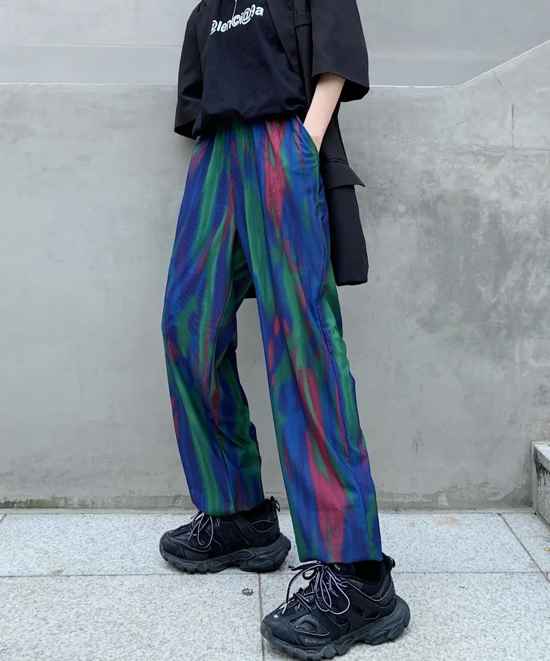 

Korean Harajuku Streetwear Women Bottoms Pants High Waist Loose Casual Trousers Hipster Ins Loose Straight Wide Leg Sweatpants