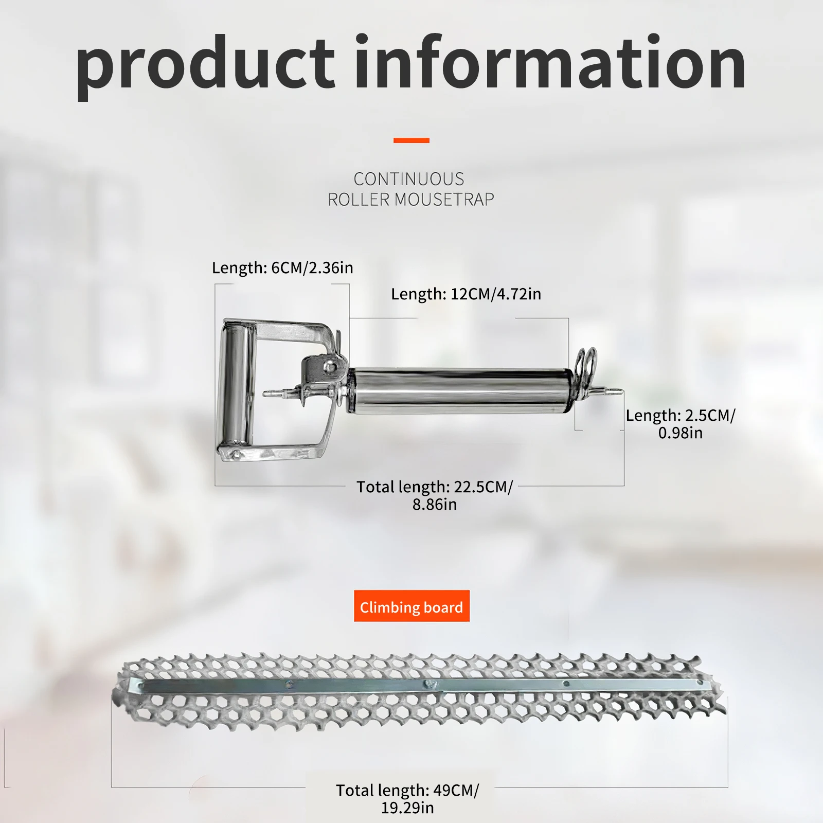 Non-toxic Bucket Mouse Roller Trap Rat Catcher Continuous Pest Mice Control Rodent for Home Indoor Outdoor Use | Дом и сад