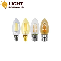 led filament bulb c35 4w retro edison bulb e14 b22 bombillas 220v 240v vintage lamp 2700k 4000k home decoration