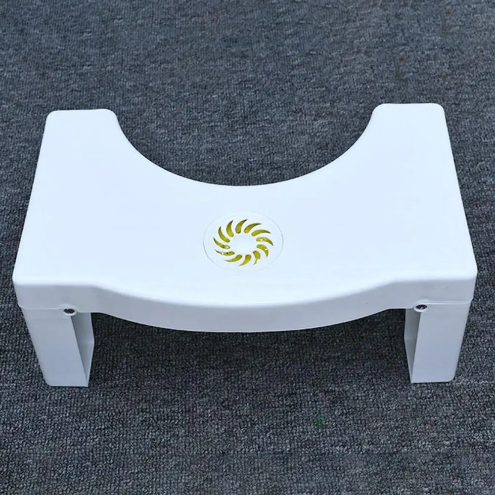 Табурет для унитаза пластиковый складной нескользящий ванной пожилых людей |