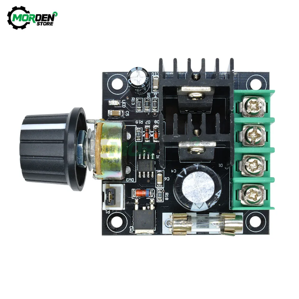 Автоматический регулятор скорости двигателя постоянного тока 12 В 24 в 32 40 PWM 400 Вт 13 кГц модуль регулятора 10 А 50