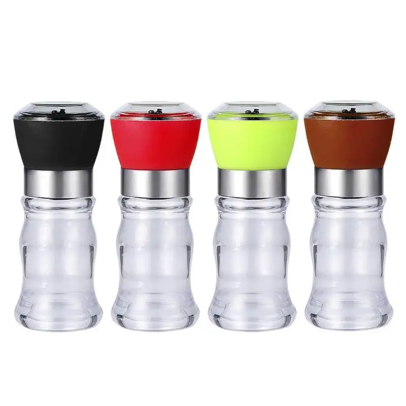 Salt Pepper Mill Grinder Grinding Bottles Grinders Shaker Spice Container Seasoning Condiment Jar Holder Kitchen Gadget | Дом и сад