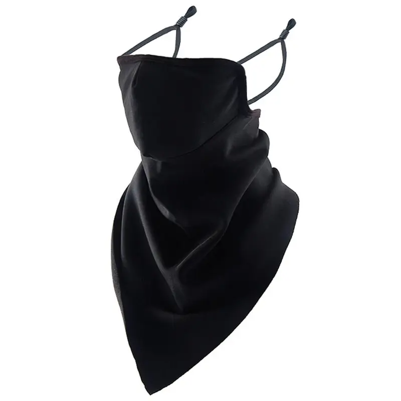 

Ear Hanging Elastic Bandana Windproof Neck Gaiter Half Cover Headband Scarf Warm Winter Outdoor Breathable Hiking Accessories