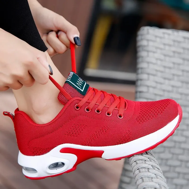 Tenis Feminino Ladies Sneakers 2020 New Women Tennis Shoes Female High Top Cushion Athletic Jogging Trainers Girl Sport Shoes