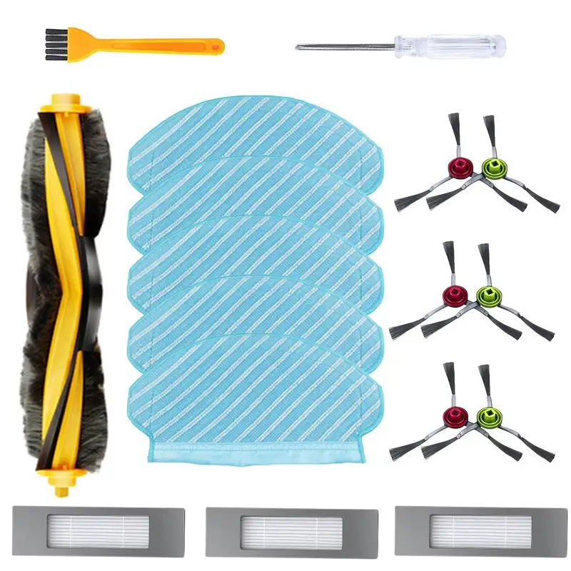 

Mop Cloths Roller Side Brush Kit For Ecovacs Deebot OZMO 950 Vacuum Cleaner