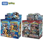 324 шт.кор. Покемон солнце и луна космическое Затмение Crlmson вторжение Покемон Английский Французский бустер коробка торговля блестящие игры карточные игрушки