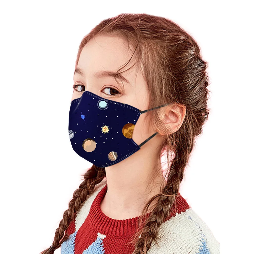 Детская дышащая Защитная тонкая маска с фильтром для защиты от загрязнения