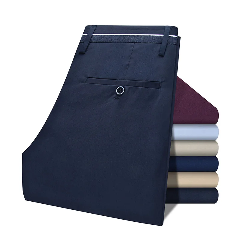 2020 летние деловые брюки мужские Модные повседневные для мужчин облегающие