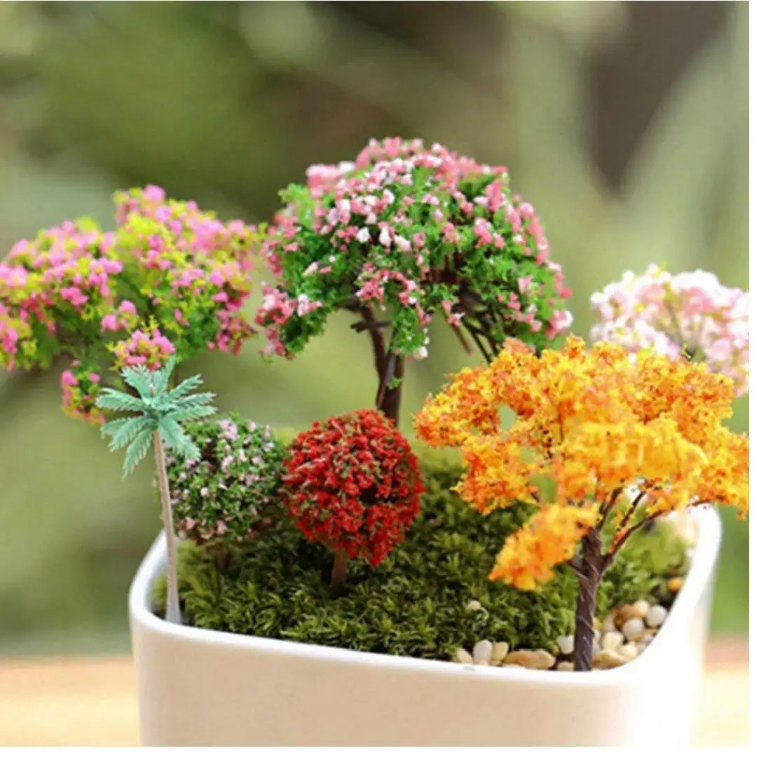 Модель Счастливое дерево смешанная модель Дерево Поезд деревья железнодорожные