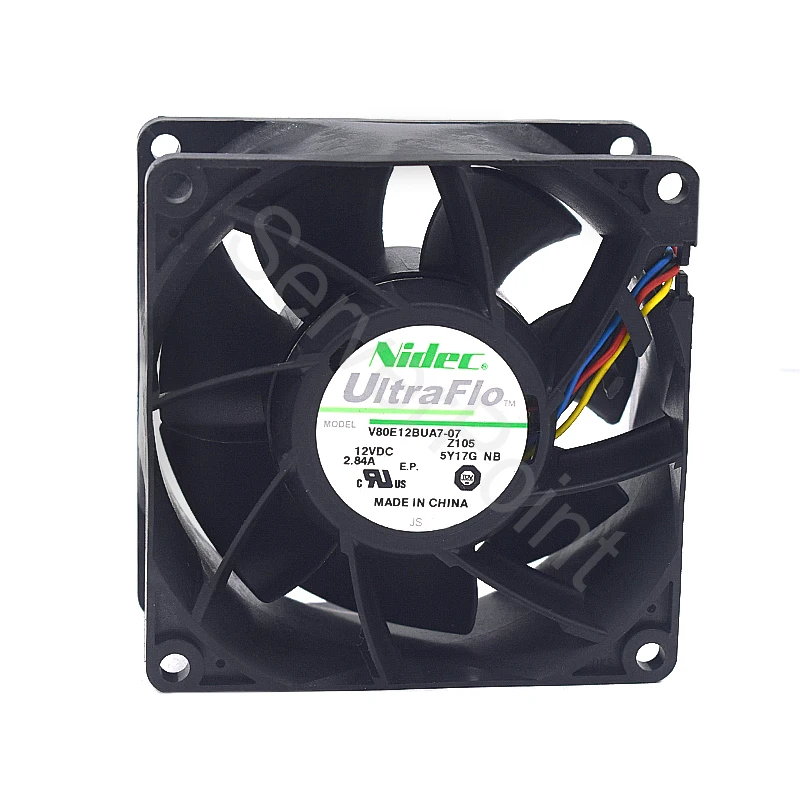Новинка для Nidec 8038 12V 2.84A V80E12BUA7-07 8 см вентилятор насилия 80*80*38 мм | Компьютеры и офис