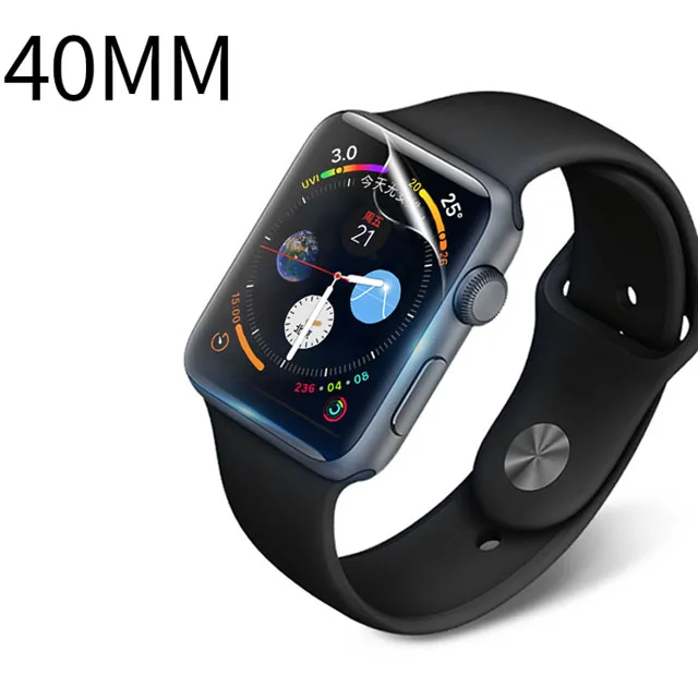 15D изогнутая Гидрогелевая пленка для Apple Watch 38 мм 40 мм 42 мм 44 мм Защитная пленка для часов 38 40 42 44 мм без стекла