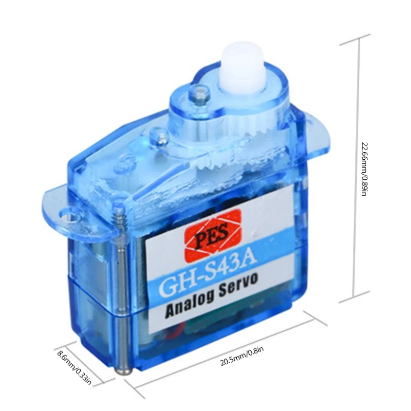 Nuevo PES GH-S37D GH-S37A 3 7g GH-S43A 4 3g Servo цифровой мини-мотор для RC de avión y вертолет barco |