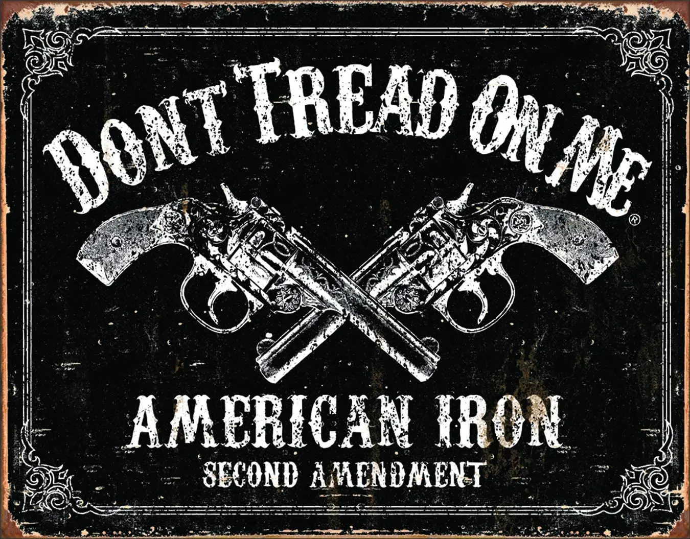 

Desperate Enterprises Don't Tread On Me - American Iron Tin Sign,