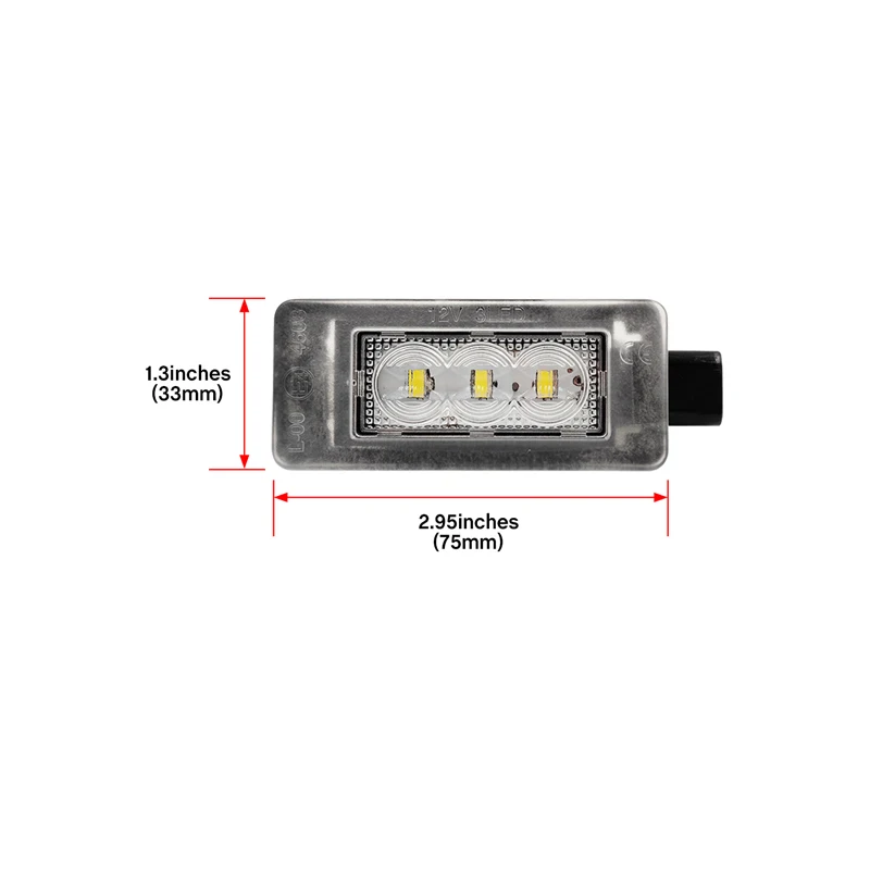 Светодиодные лампы для номерного знака Peugeot 207 CC 07 308 MK2 15 208 12 16 CITROEN C5 III RD 08 OEM:9682403680 2