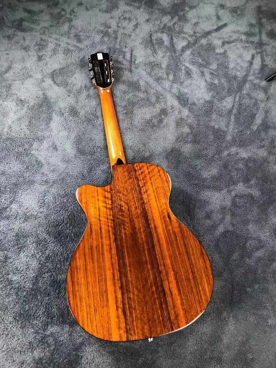 Электрическая Акустическая классическая гитара 40 дюймов корпус OM Cutway аа твердая