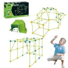 Набор для строительства форта, игрушечная конструкция, палатка, набор для детских хижин, светящиеся в темноте крепости, замки, туннели, самодельный игровой домик, подарок для детей