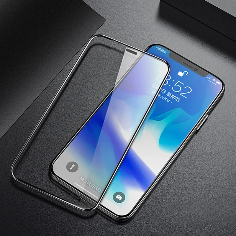 Защитное стекло закаленное 9D для iPhone 11 Pro XS Max XR 6 7 8 Plus X SE 2020 12 mini 3 шт./лот|Защитные