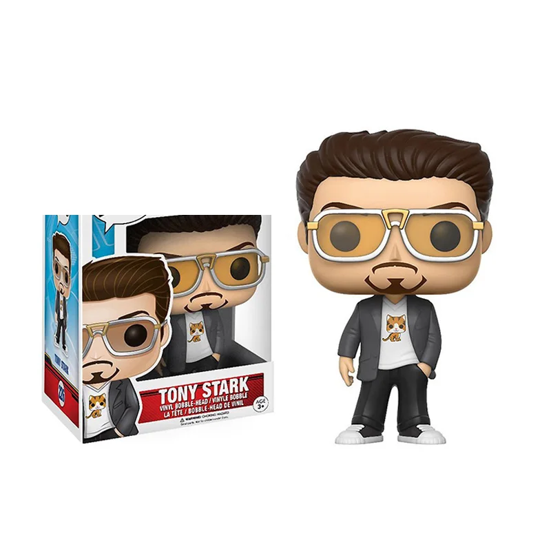 Funko Marvel Человек-паук выдержание Тони Старк #226 виниловая экшн-фигурка кукла модель