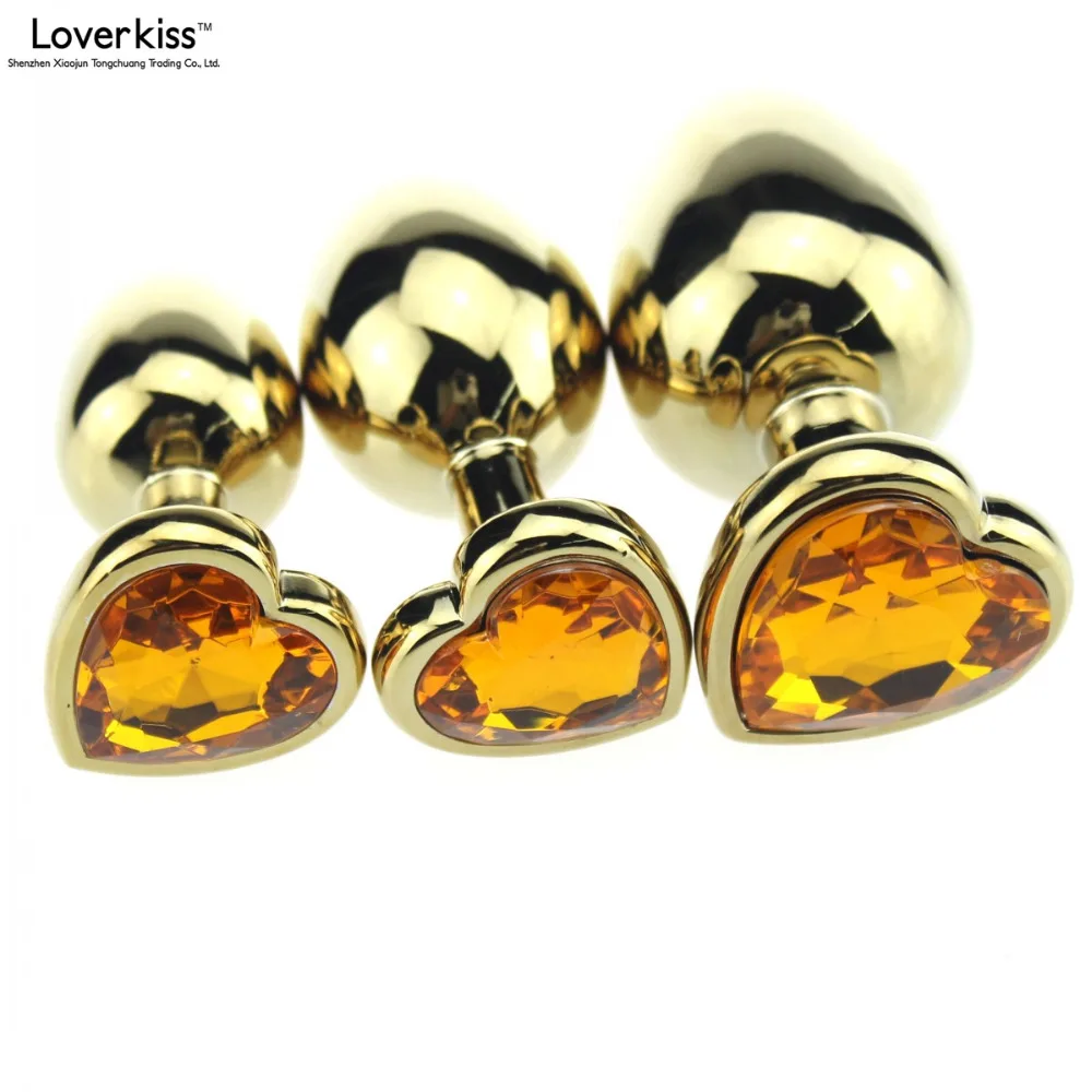 Сердце база 3 шт./лот нержавеющая сталь Анальная пробка Набор бижутерия