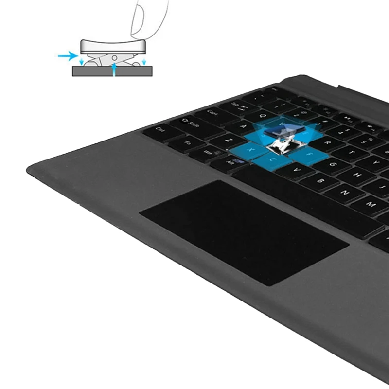 

Wireless Keyboard with Touchpad For Microsoft/Surface Pro 4, Ultra-Slim Portable Bluetooth Wireless Keyboard