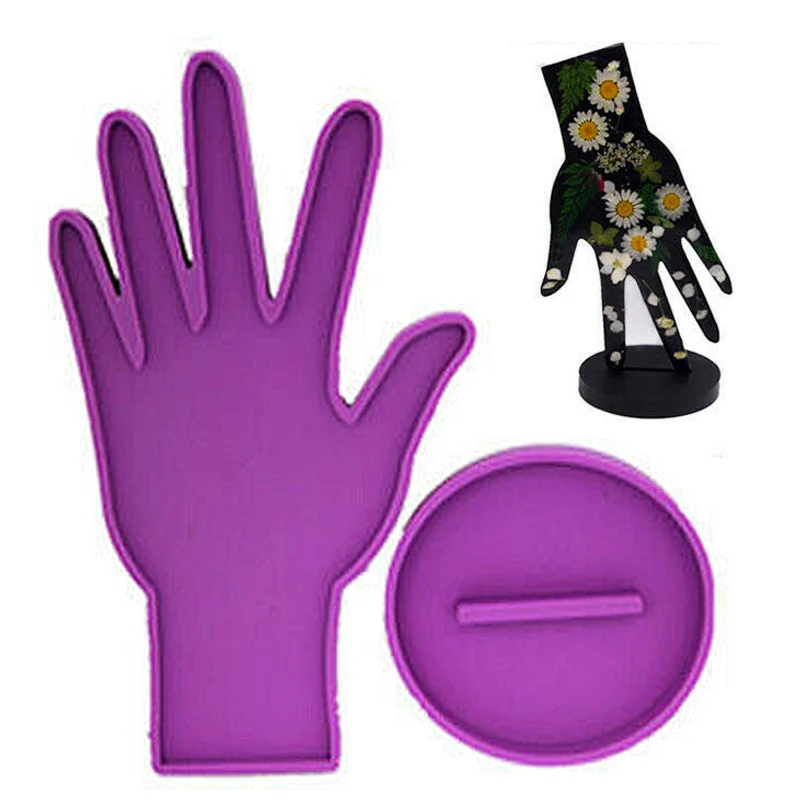 

Новинка, силиконовая подставка для ювелирных изделий, сережек, реквизит, литье из смолы, самодельная Подставка для ожерелья, форма для рукод...