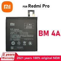 xiaomi original new 4000mah bm4a phone battery for xiaomi hongmi redmi pro in stock mobile phone high quality batteries