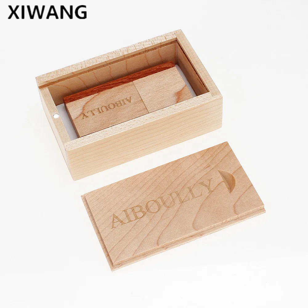 

Rotatable Usb 2.0 Wooden Usb Flash Drive 4Gb 8Gb Pendrive 16Gb Pen Drive 32Gb 64Gb Usb Memory Wedding Gift Engrave Company Logo