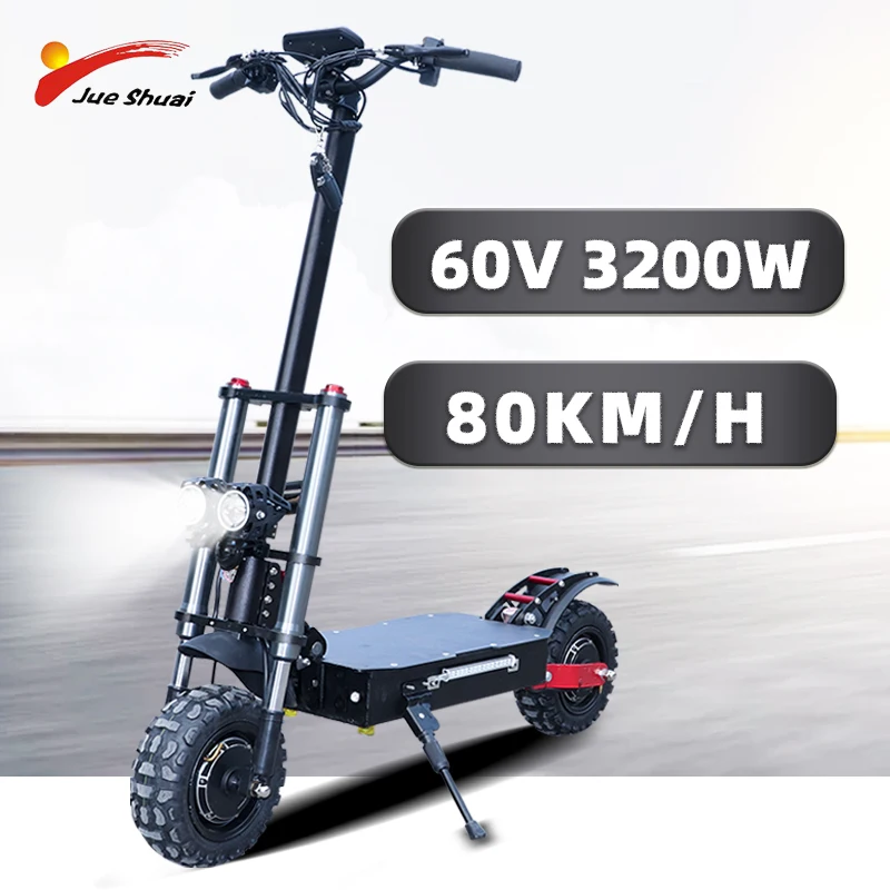 

11inch Off Road Electric Scooter Adult 60V 3200W Strong Powerful 2020 New Foldable Electric Bicycle Folding Hoverboard Scooters